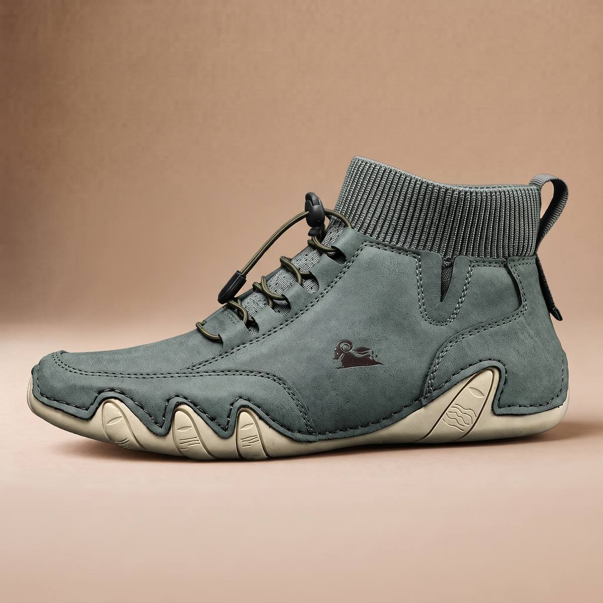 Darío™ Botines de Cuero - Verde