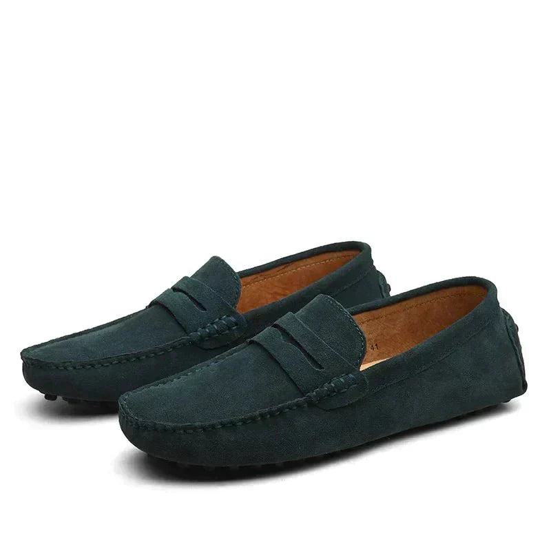 Álvaro™ Mocasines Clásicos - Verde Fuerte
