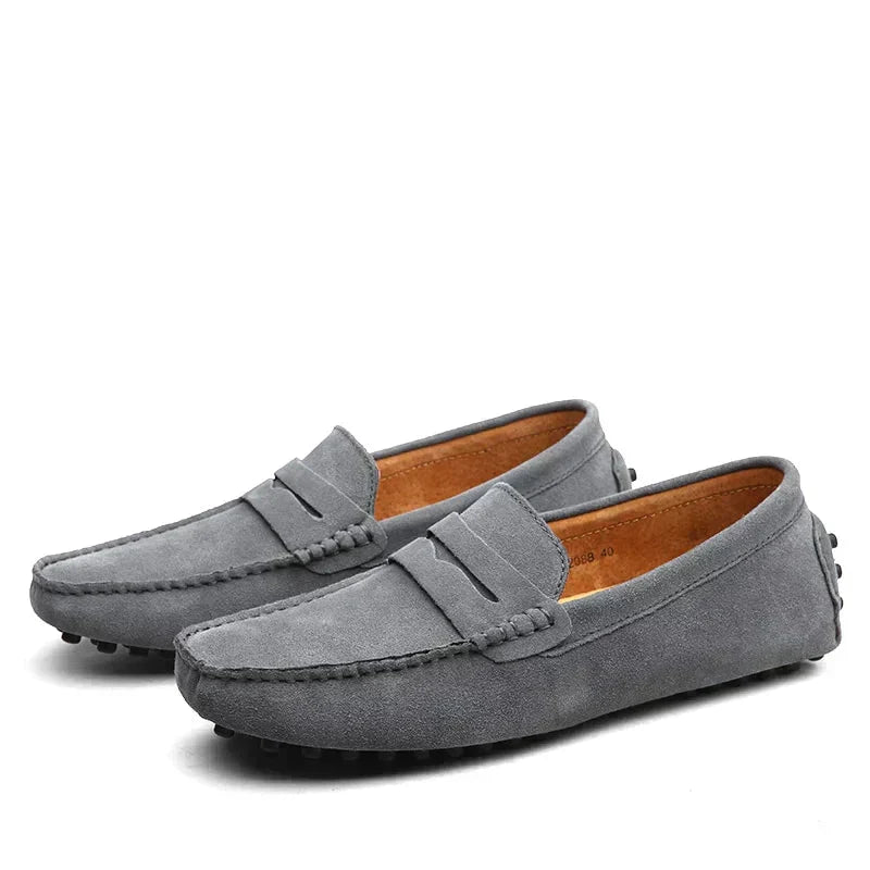 Álvaro™ Mocasines Clásicos - Gris