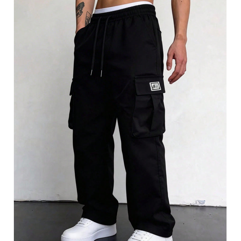 Rubén™ Pantalón Cargo - Negro