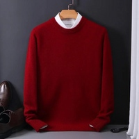 Emilio™ Jersey de Cachemira - Burdeos