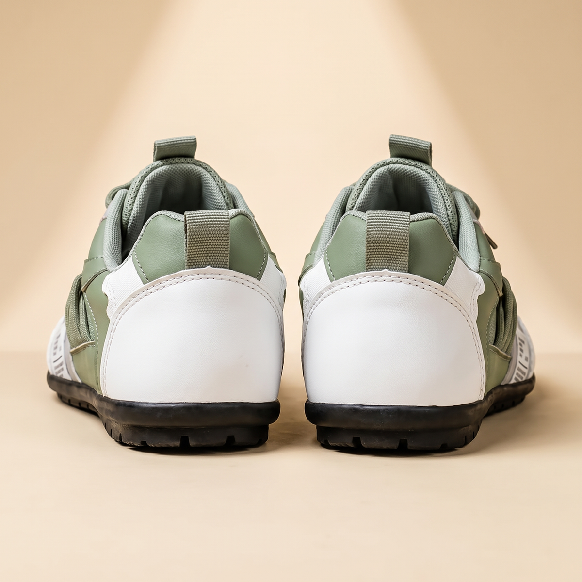 Mateo™ | Zapatillas Retro Blanco y Verde