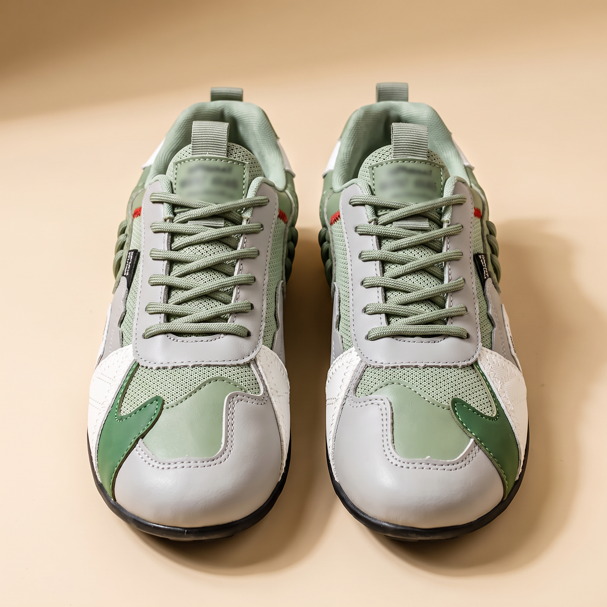 Mateo™ | Zapatillas Retro Blanco y Verde