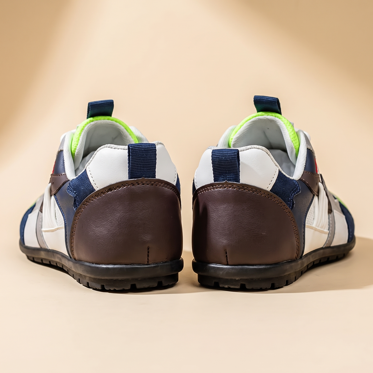 Mateo™ | Zapatillas Retro Azul y Blanco