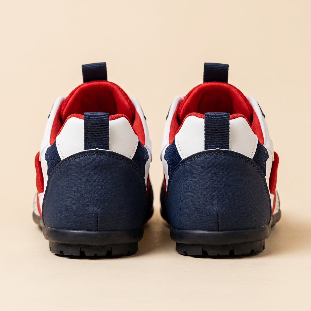 Mateo™ | Zapatillas Retro Blanco y Rojo