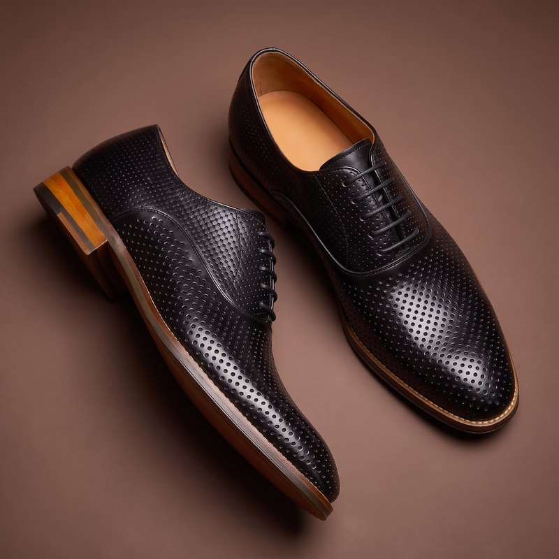 Simón™ Oxford de Cuero - Negro