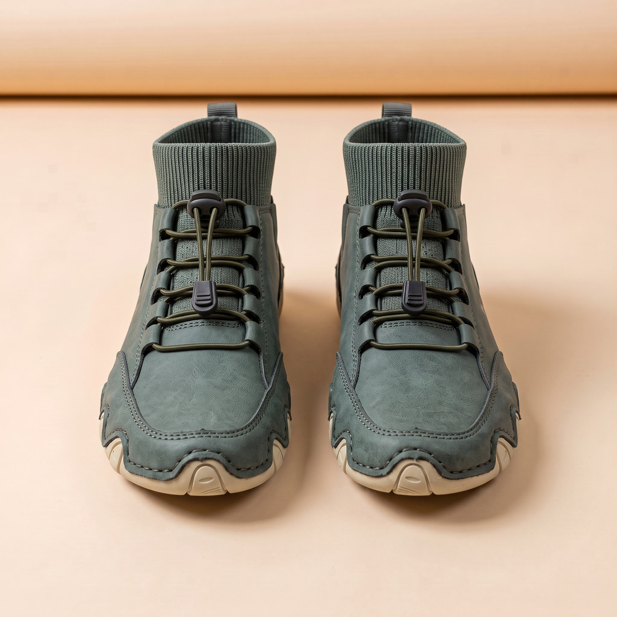 Darío™ Botines de Cuero - Verde