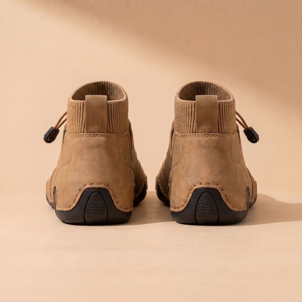 Darío™ Botines de Cuero - Camel