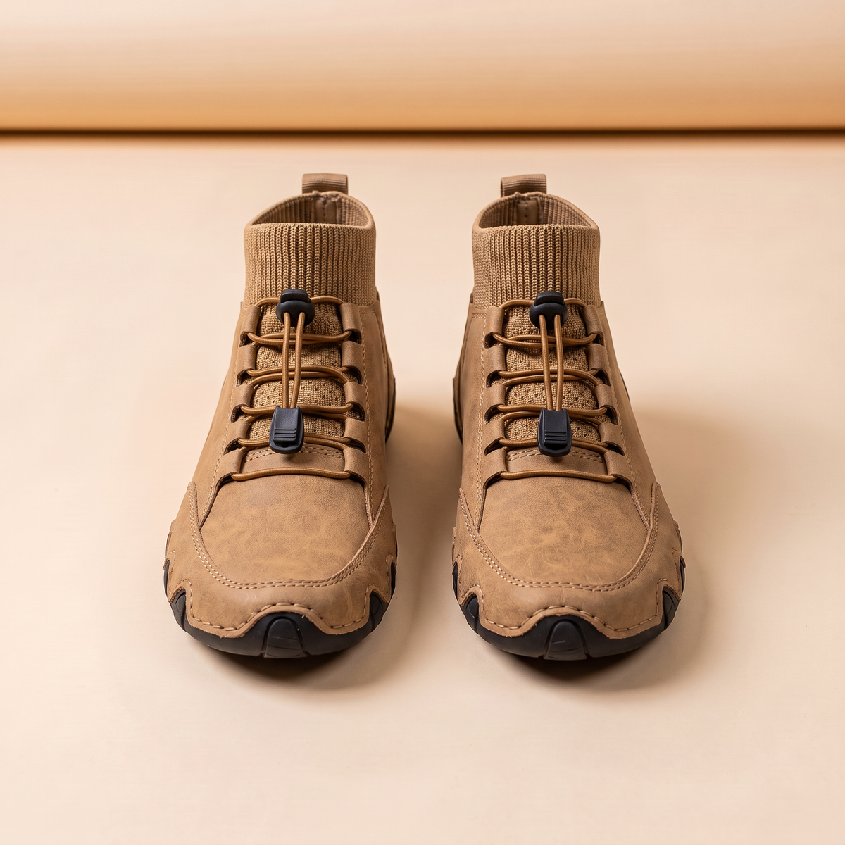 Darío™ Botines de Cuero - Camel