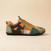 Mateo™ | Zapatillas Retro Verde y Naranja