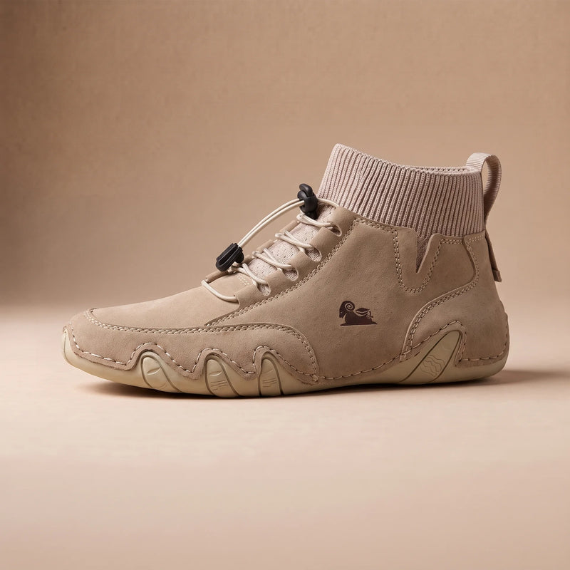 Darío™ Botines de Cuero - Arena