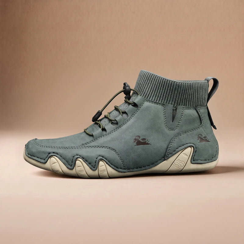 Darío™ Botines de Cuero - Verde