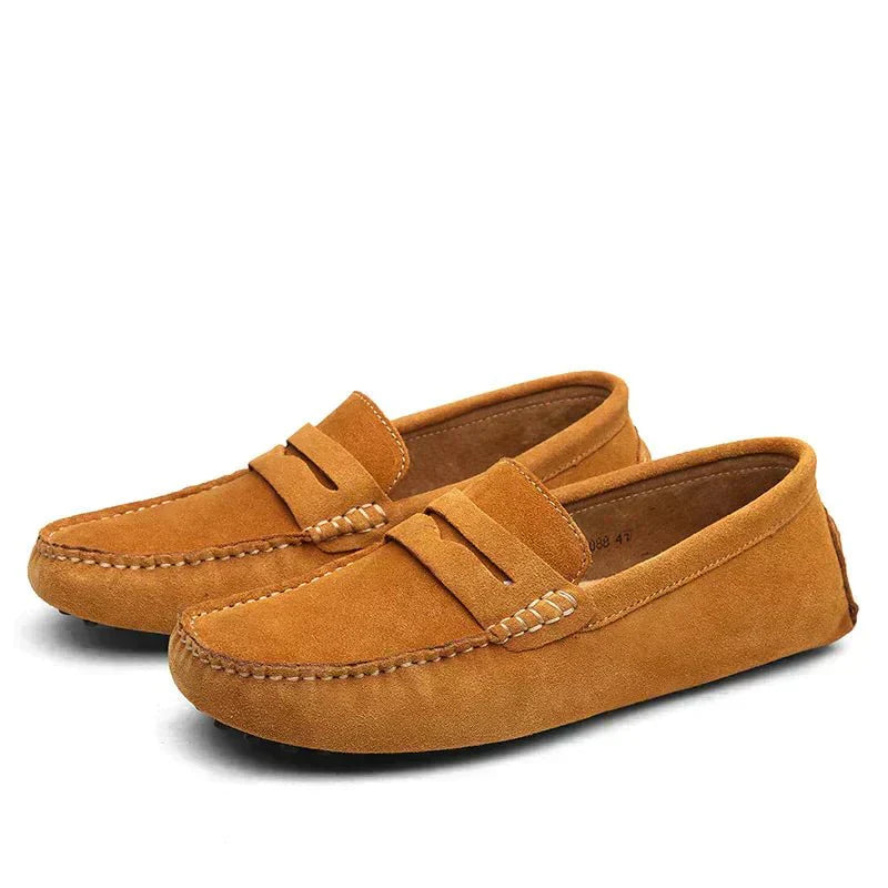 Álvaro™ Mocasines Clásicos - Marrón Claro